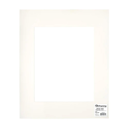 PA Framing ADF Mat 16" x 20"/ 11" x 14" Window -  Ivory