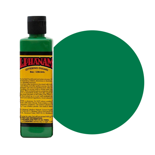 Alpha 6 Enamel Paint - Alpha Green - 8oz