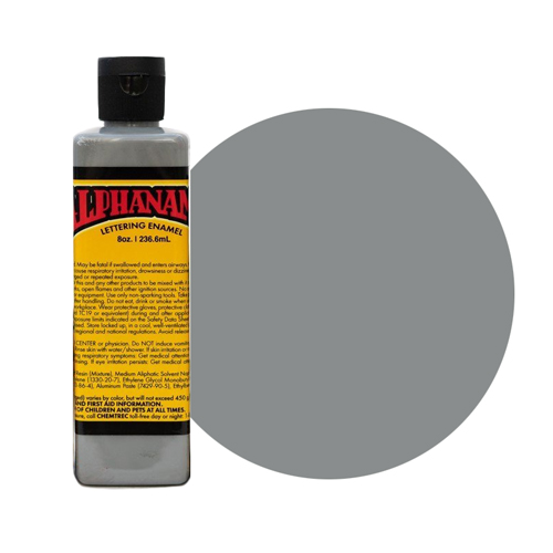 Alpha 6 Enamel Paint - Alpha Grey - 8oz