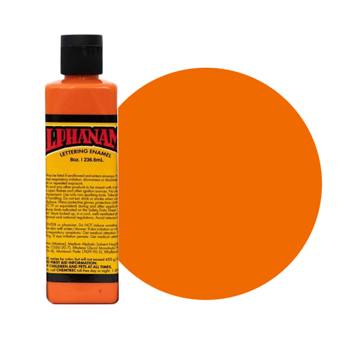 Alpha 6 Enamel Paint - Alpha Orange - 8oz