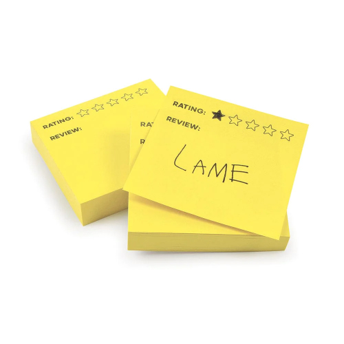 Fred - Over Rated Sticky Notes