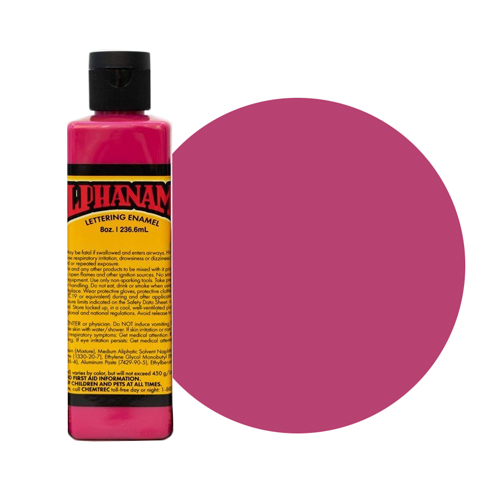 Alpha 6 Enamel Paint - Hot Pink - 8oz