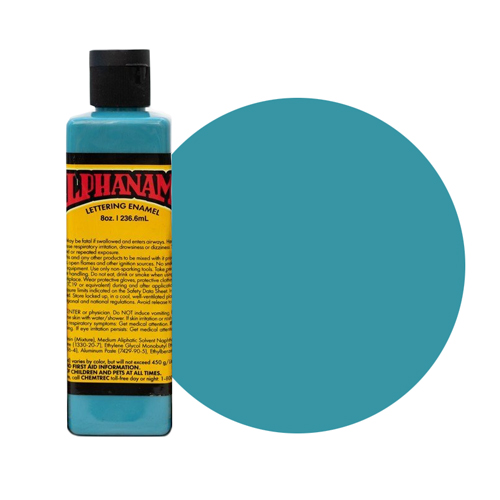 Alpha 6 Enamel Paint - Light Teal - 8oz