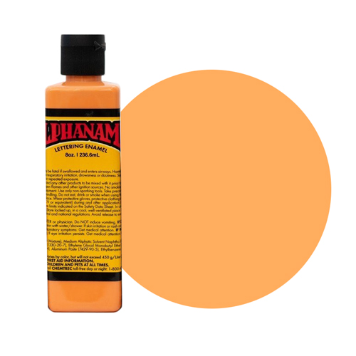 Alpha 6 Enamel Paint - Orange Sherbet - 8oz