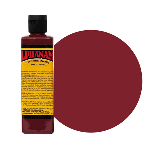 Alpha 6 Enamel Paint - Wine - 8oz