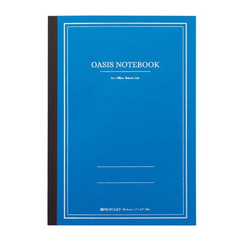 ITOYA Profolio Oasis Notebook - 6.93" x 9.84" - Sky