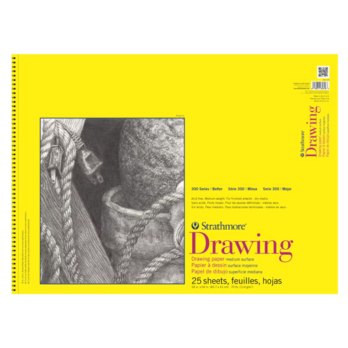 Strathmore 300 Series Drawing Pad - 18"x24"