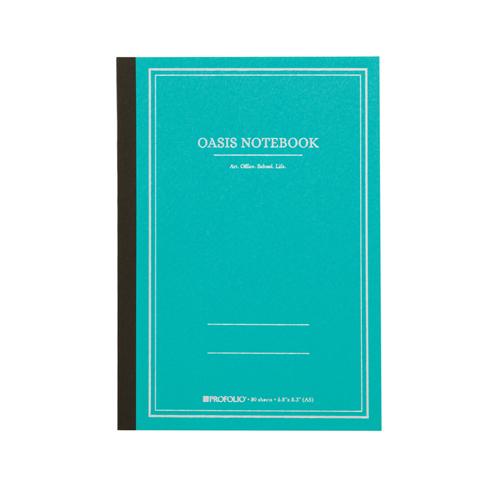 Itoya Profolio Oasis Notebook  5.3" x 8.3"  Wintergreen