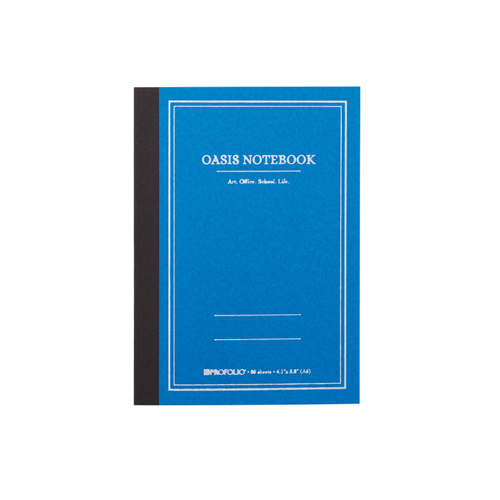 Itoya Profolio Oasis Notebook  4.1" x 5.8"  Sky