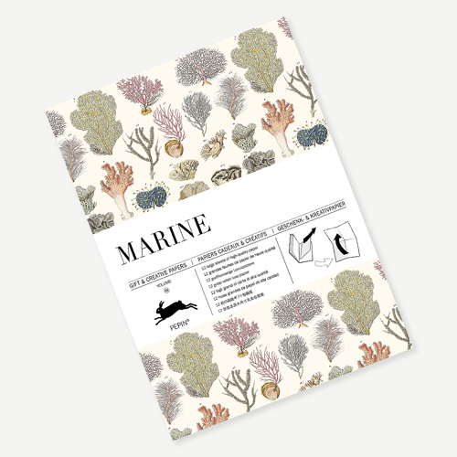 Pepin Giftwrap and Creative Paper Book Vol. 89 - Marine