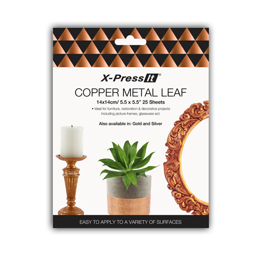 X-Press It - Copper Metal Leaf - 5.5" x 5.5" - 25 sheets