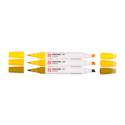 Talens | Pantone Marker Set of 3 Yellow Colours