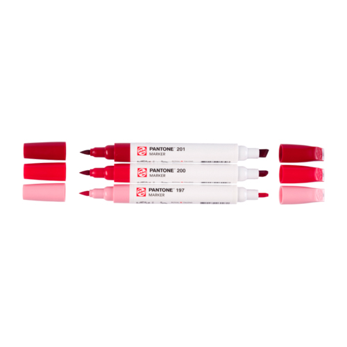 Talens | Pantone Marker Set of 3 Red Colours