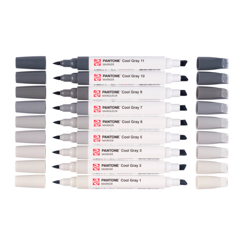 Talens | Pantone Marker Set of 9 Cool Gray Tones 