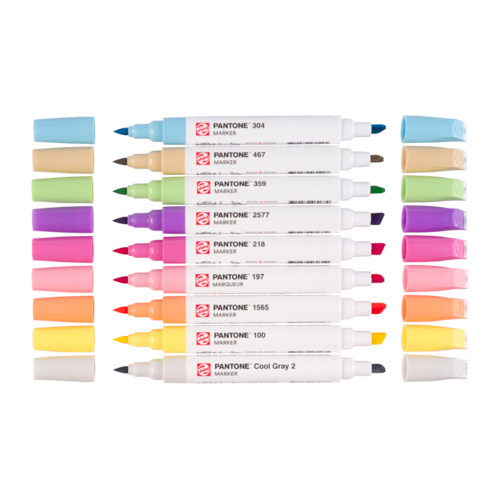 PENNARELLO DOPPIA PUNTA PANTONE MARKER NATURE SET 9 COLORI ROYAL