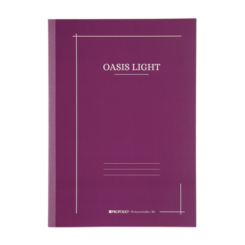 ProFolio Oasis Light Notebooks - B5 - Grape