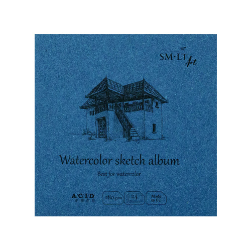 SM-LT Watercolour Layflat Sketch Album 5.5" x 5.5"