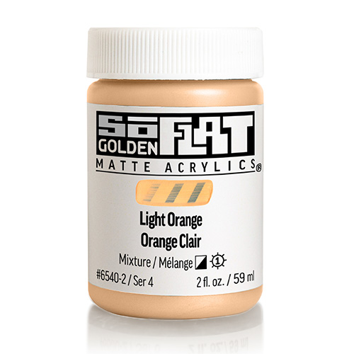 Golden Soflat 2oz Light Orange