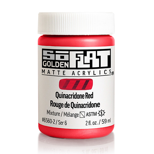 Golden Soflat 2oz Quinacridone Red