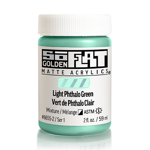 Golden Soflat 2oz Light Phthalo Green