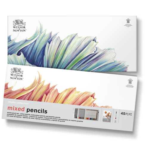 Winsor & Newton Studio Collection - Mixed Pencils Set - 45 Pieces