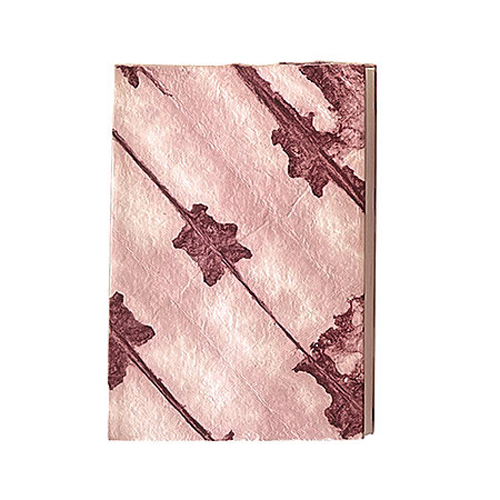 LAMALI Shibori Handmade Journal - 3.9" x 5.9" - Madder