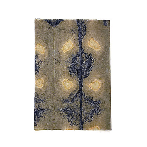 LAMALI Shibori Handmade Journal - 3.9" x 5.9" - Grey