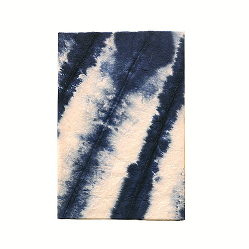 LAMALI Shibori Handmade Journal - 3.9" x 5.9" - Indigo