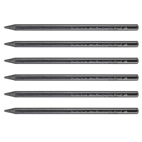 Pacific Arc Woodless Graphite Pencil - 4B - Pack of 6