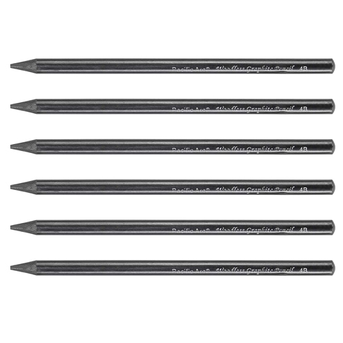 Chartpak Inc. FA89114B12 Progresso Woodless Graphite Pencil 4b