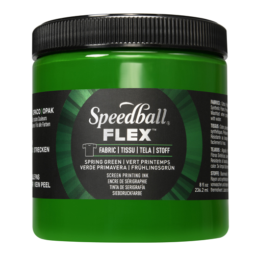 Speedball Flex Fabric Screen Printing Ink - Spring Green
