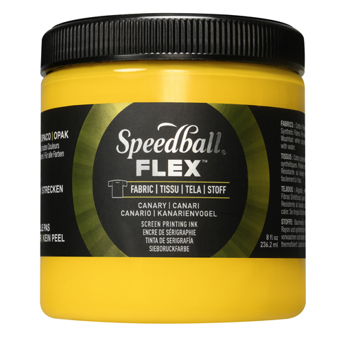 Speedball Flex Fabric Screen Printing Ink - Canary