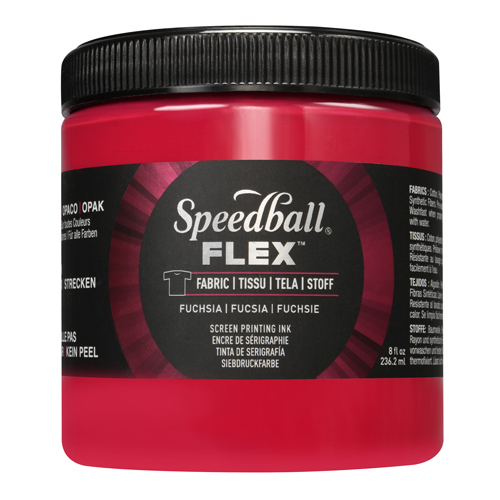 Speedball Flex Fabric Screen Printing Ink - Fuchsia