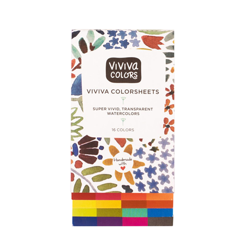 Viviva Coloursheets - Original Single Set - 16 colours