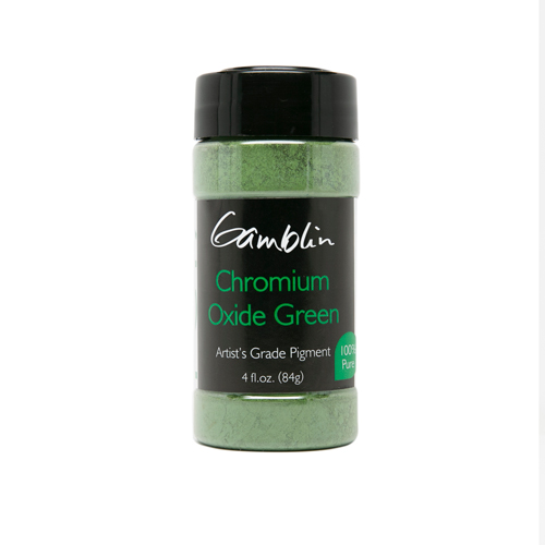 Gamblin Dry Pigment 4oz Chromium Oxide Green