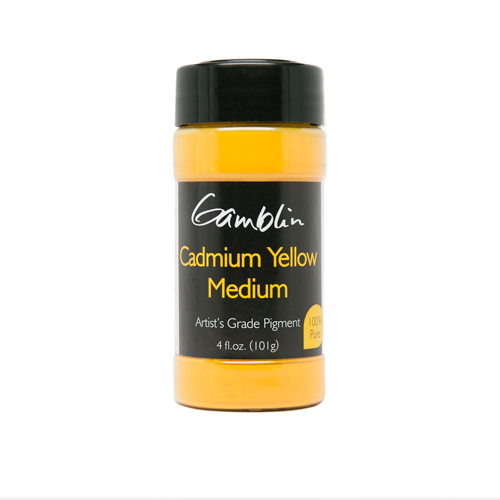 Gamblin Dry Pigment 4oz Cadmium Yellow Medium