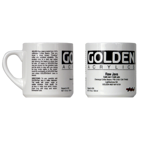 Golden Raw Java Mug