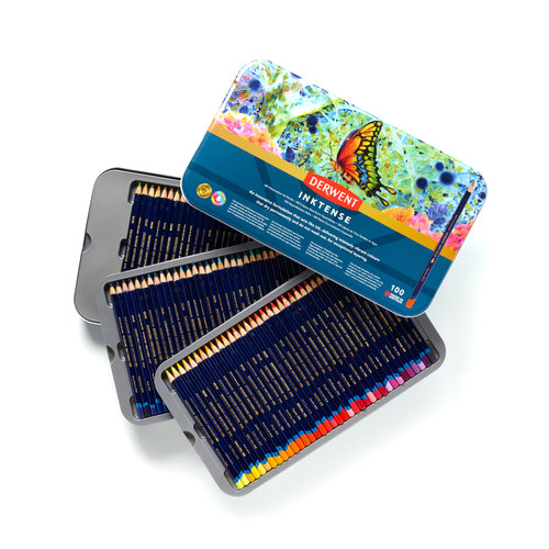 Cork Art Supplies - Derwent Inktense blocks combine the brilliant colours  of Inktense pencils with the freedom of blocks making it easy to cover  large areas really quickly. You can use these