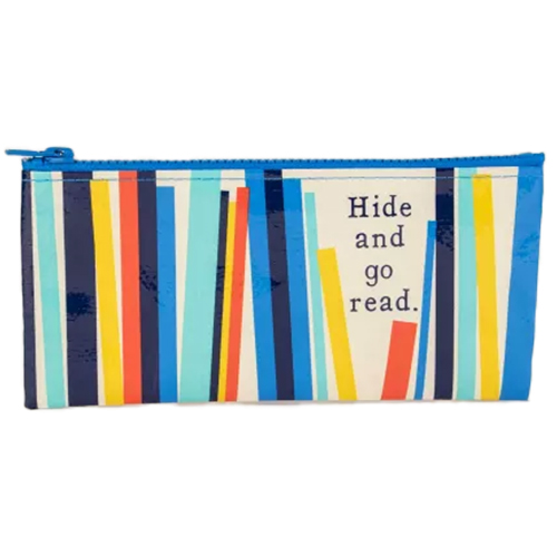 Blue Q Pencil Case - Hide And Go Read