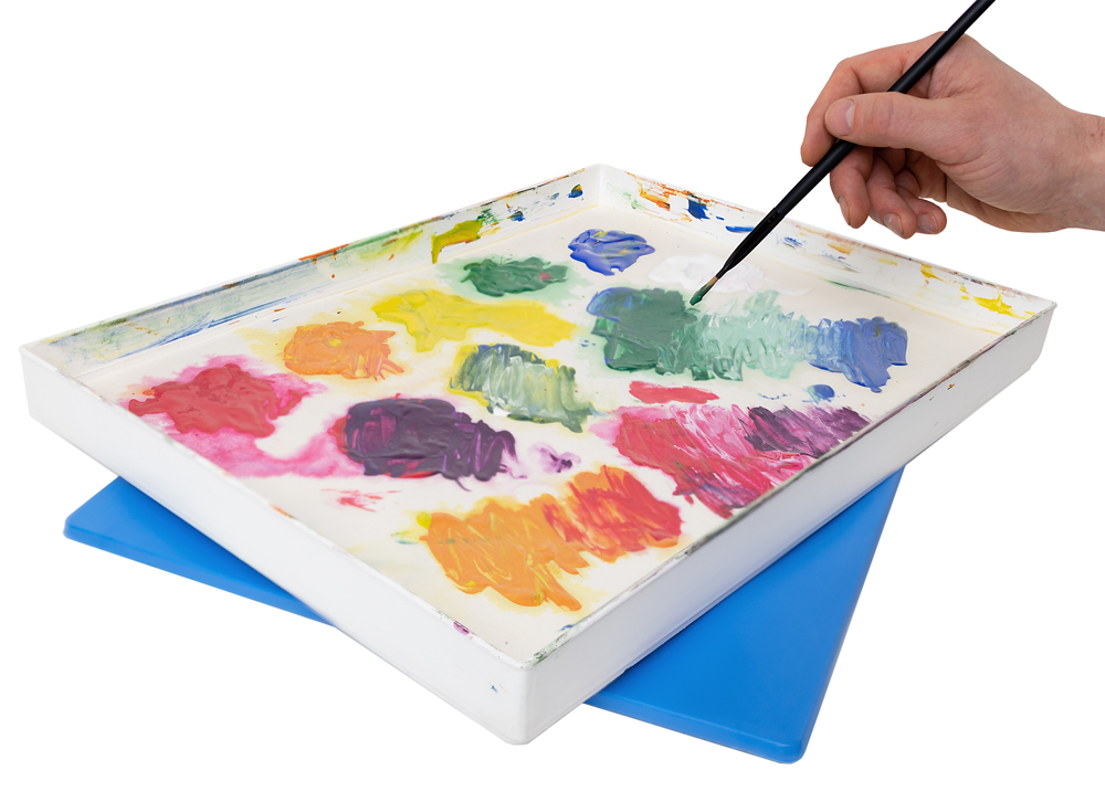 Wet Palette for Acrylic Painting, Model Coloring Wet Tray Paint Supplies,  Paint Holder Keeps Wet Paint Fresh Portable Paint Pallet for Art, Model  Paint 
