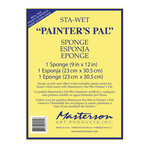 Masterson Sta-Wet Premier Palette & Sponge Refills