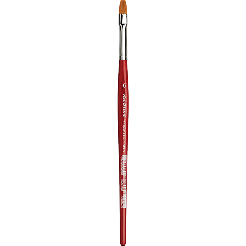 da Vinci Cosmotop Spin - Flat Watercolour Brush - Series 5880 - Size 6