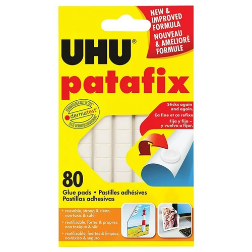 UHU Patafix Putty Glue - 80 Pads