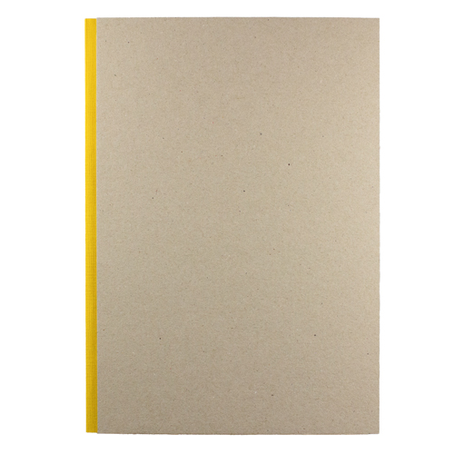 Kunst & Papier - Pasteboard Cover Sketchbook - Yellow, A4