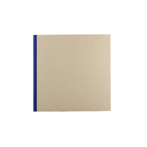 Kunst & Papier - Pasteboard Cover Sketchbook - Blue, 6.7" x 6.7"
