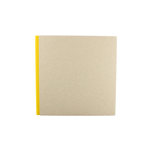 Kunst & Papier - Pasteboard Cover Sketchbook - Yellow, 6.7" x 6.7"