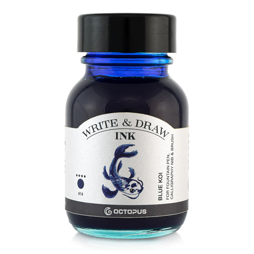 Octopus Write & Draw Ink - Blue Koi - 50ml