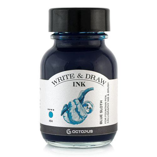 Octopus Write & Draw Ink - Blue Sloth - 50ml