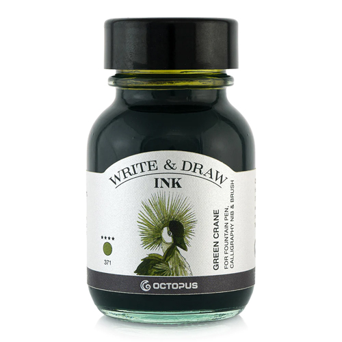 Octopus Write & Draw Ink - Green Crane - 50ml