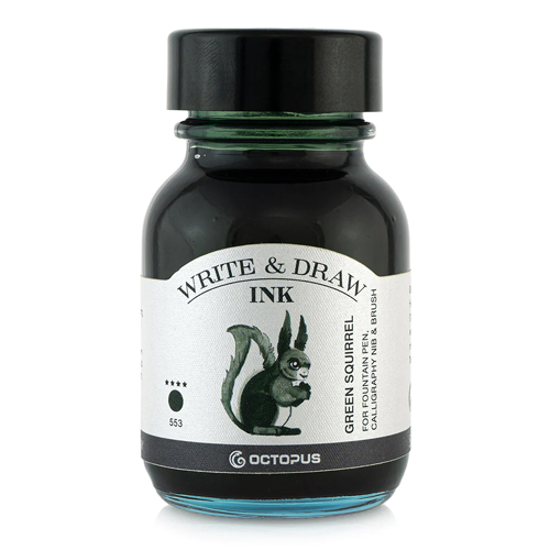 Octopus Write & Draw Ink - Green Squirrel - 50ml